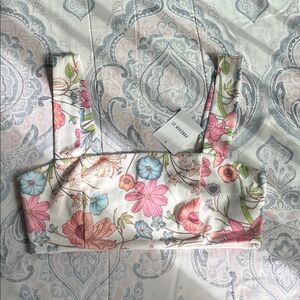 Forever 21 Multicolor Floral Crop Top